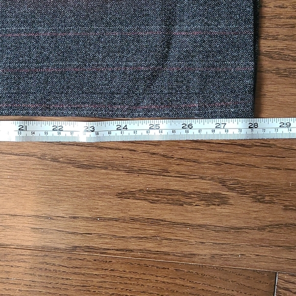 2/$25 Office pants, grey with faint stipe. 4Petites in good condition - Picture 7 of 8